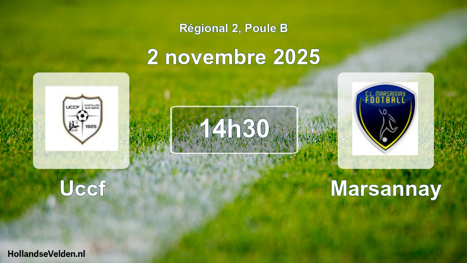 Scheduled Match: Uccf - Marsannay (2 November 2025)