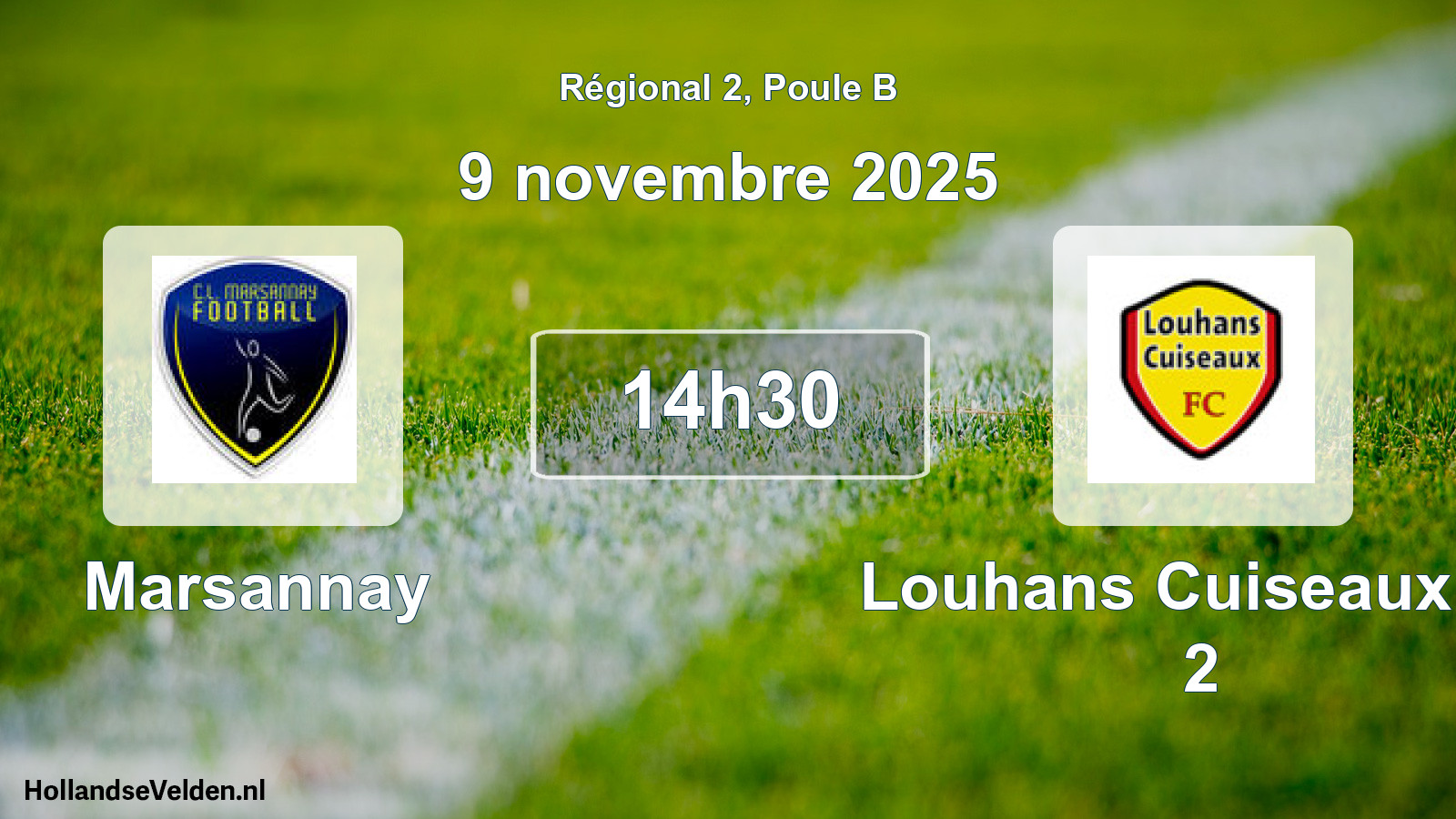 Scheduled Match: Marsannay - Louhans Cuiseaux Fc 2 (9 November 2025)