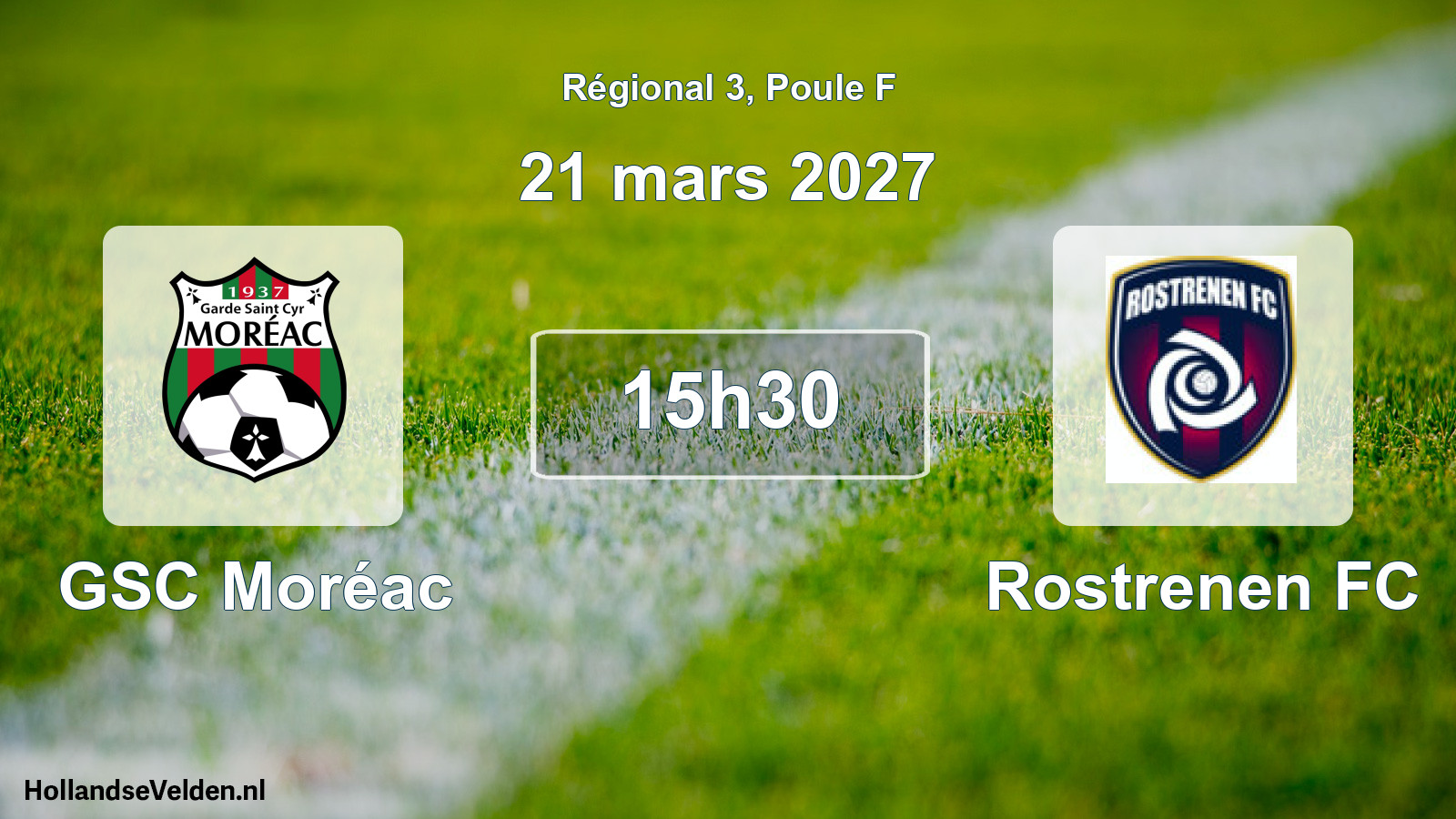Scheduled Match: GSC Moréac - Rostrenen FC (21 March 2027)