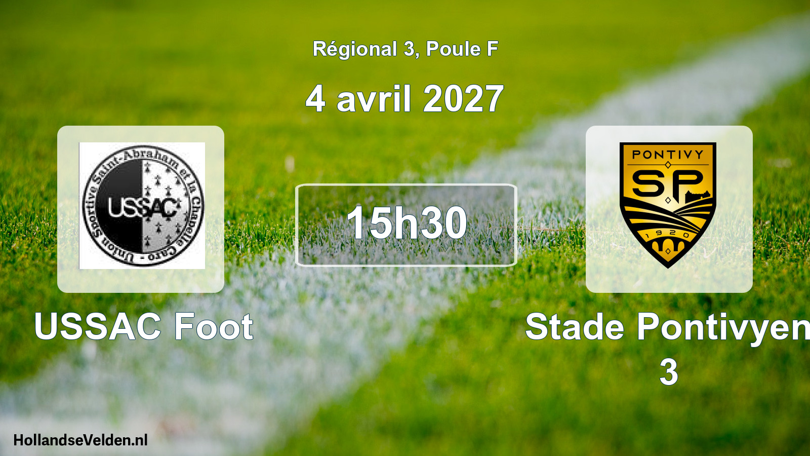 Scheduled Match: USSAC Foot - Stade Pontivyen 3 (4 April 2027)