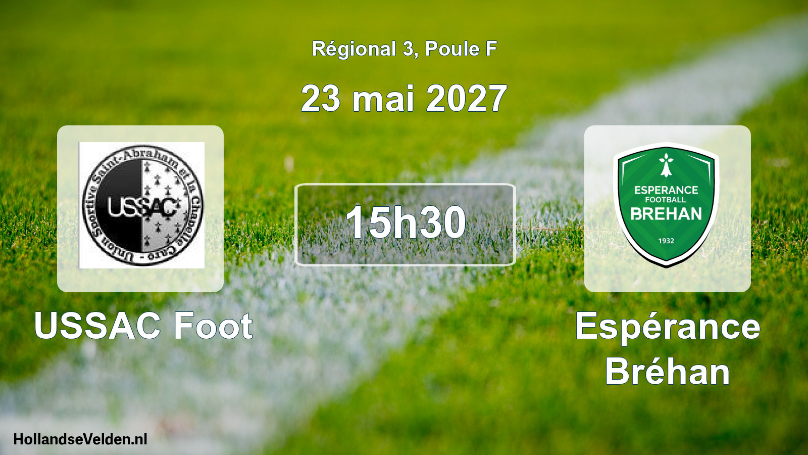 Scheduled Match: USSAC Foot - Espérance Bréhan (23 May 2027)