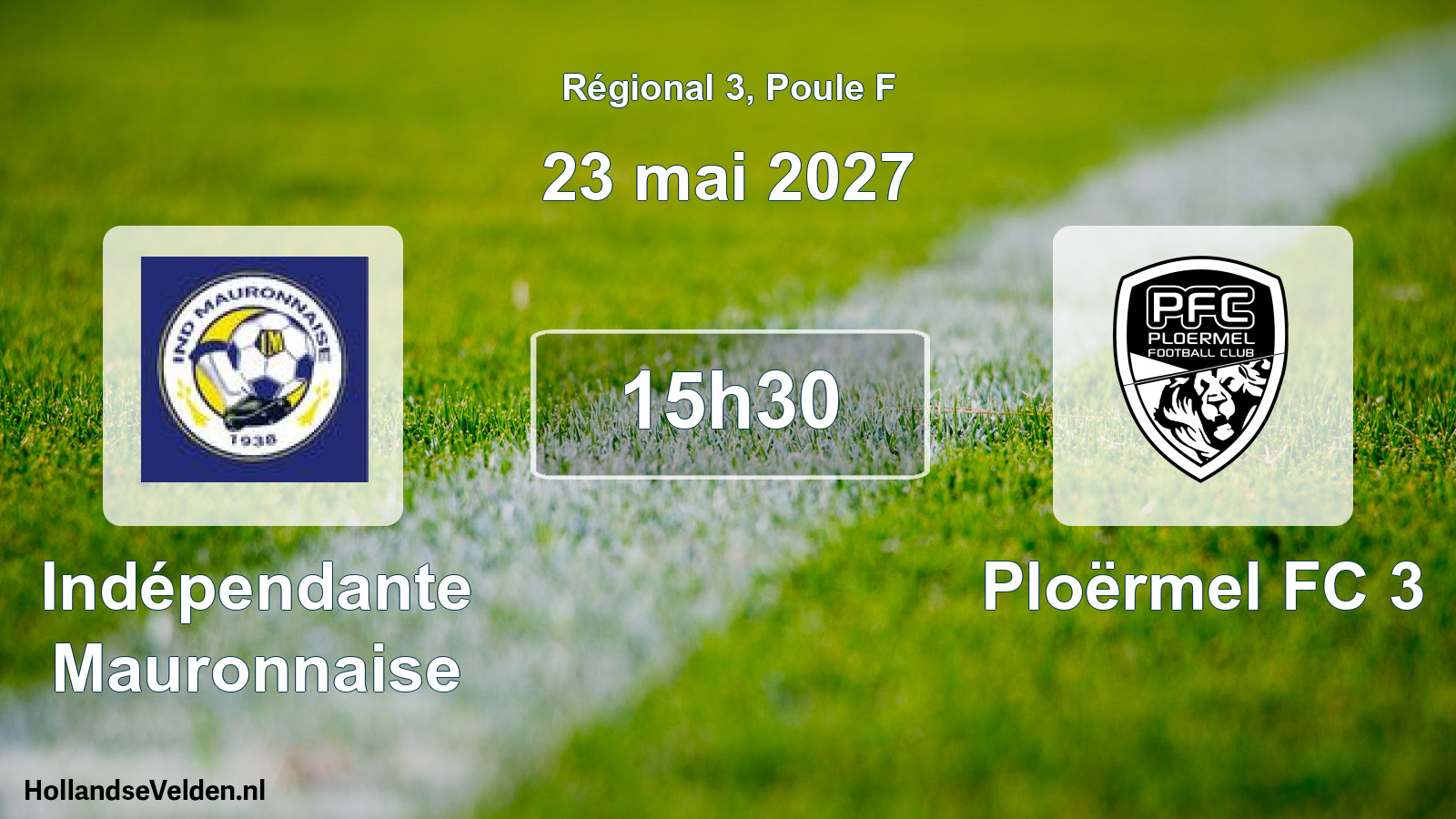 Scheduled Match: Indépendante Mauronnaise - Ploërmel FC 3 (23 May 2027)