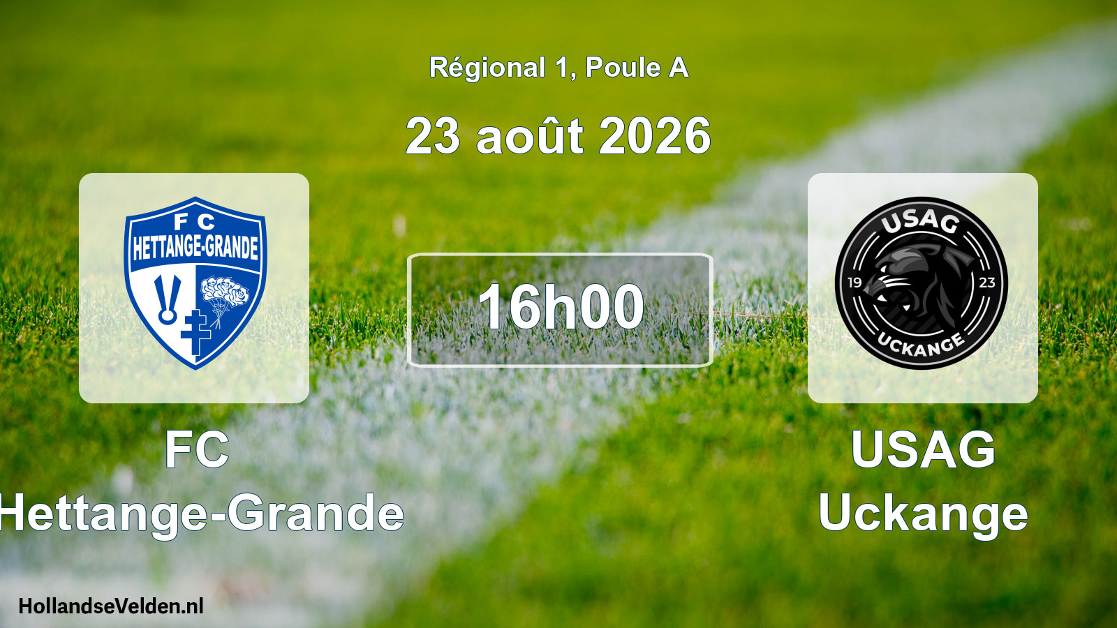 Scheduled Match: FC Hettange-Grande - USAG Uckange (23 August 2026)