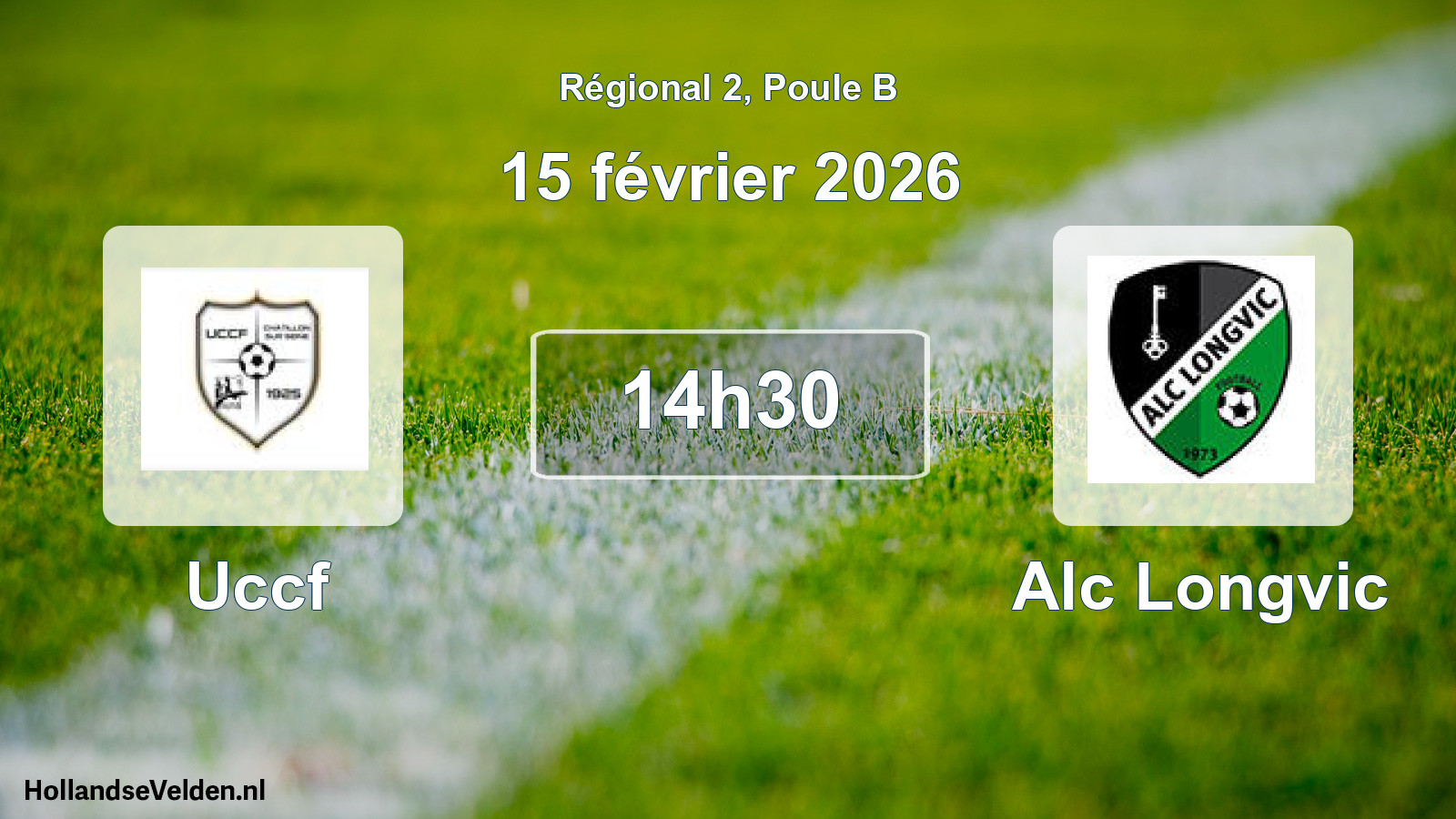 Geplande wedstrijd: Uccf - Alc Longvic (15 février 2026)