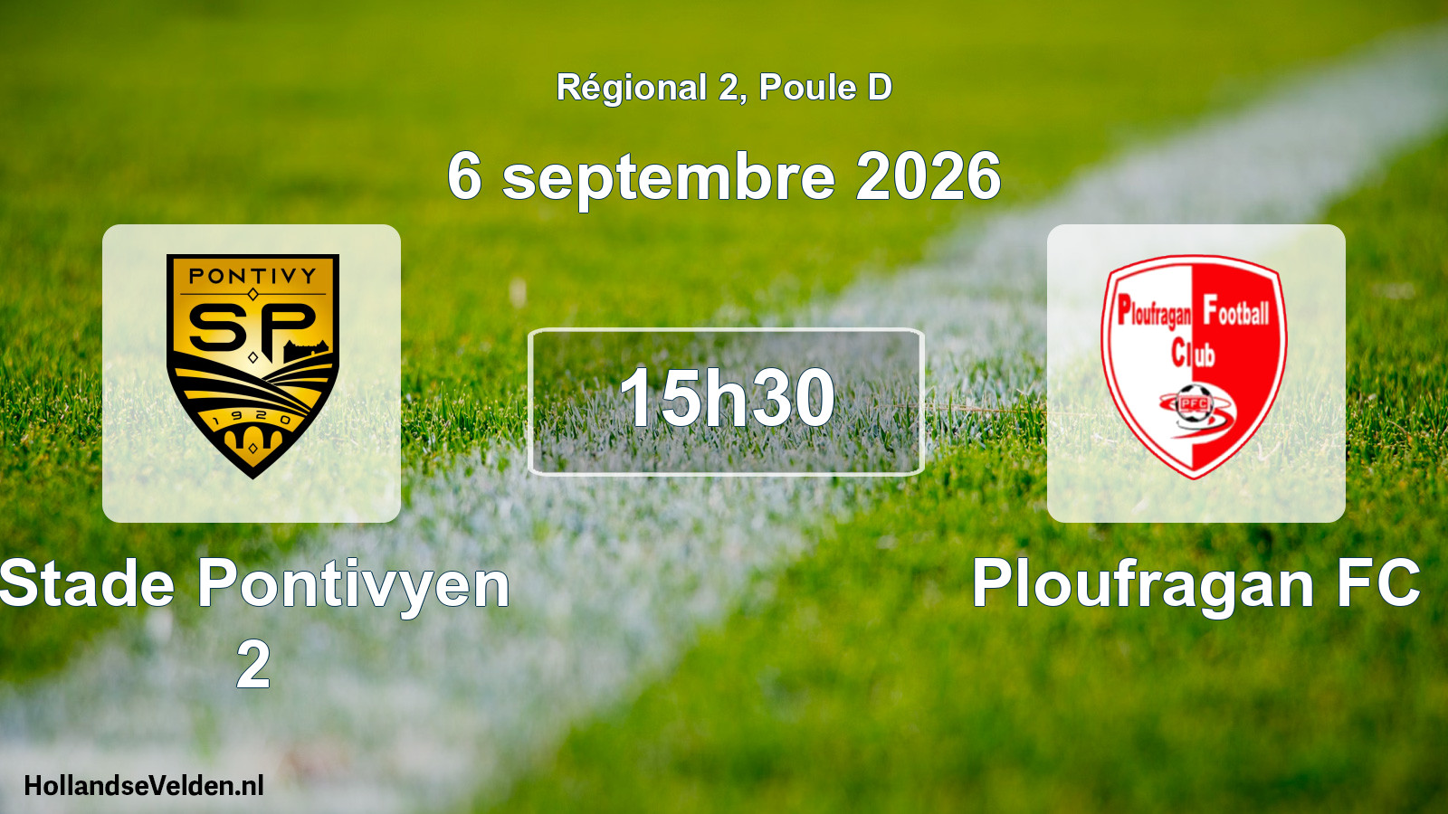 Scheduled Match: Stade Pontivyen 2 - Ploufragan FC (6 September 2026)
