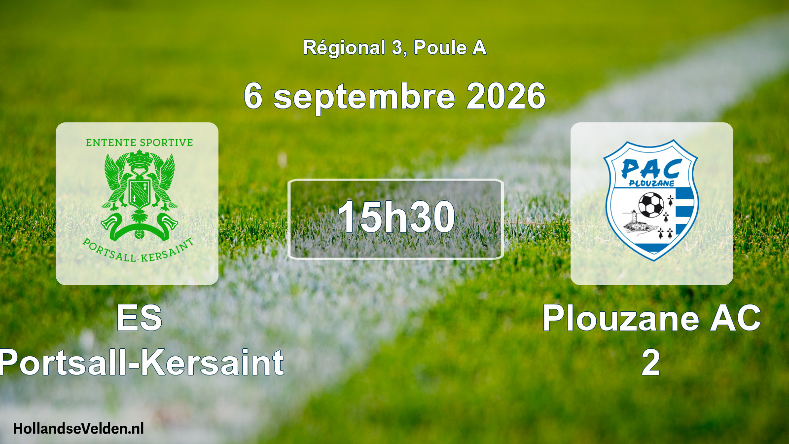 Scheduled Match: ES Portsall-Kersaint - Plouzane AC 2 (6 September 2026)