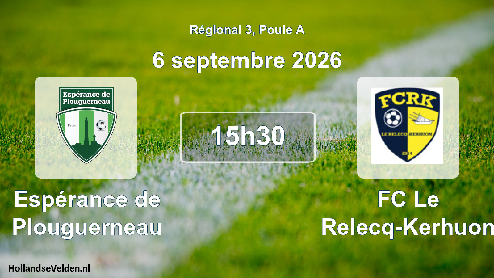 Scheduled Match: Espérance de Plouguerneau - FC Le Relecq-Kerhuon (6 September 2026)