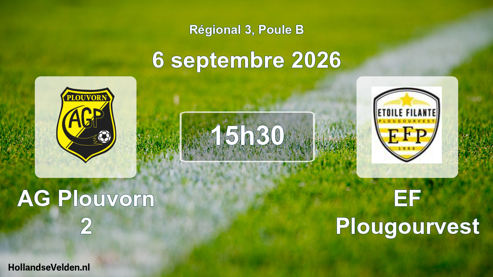 Scheduled Match: AG Plouvorn 2 - EF Plougourvest (6 September 2026)