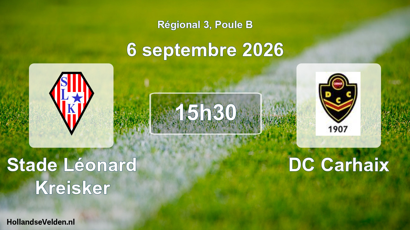 Scheduled Match: Stade Léonard Kreisker - DC Carhaix (6 September 2026)