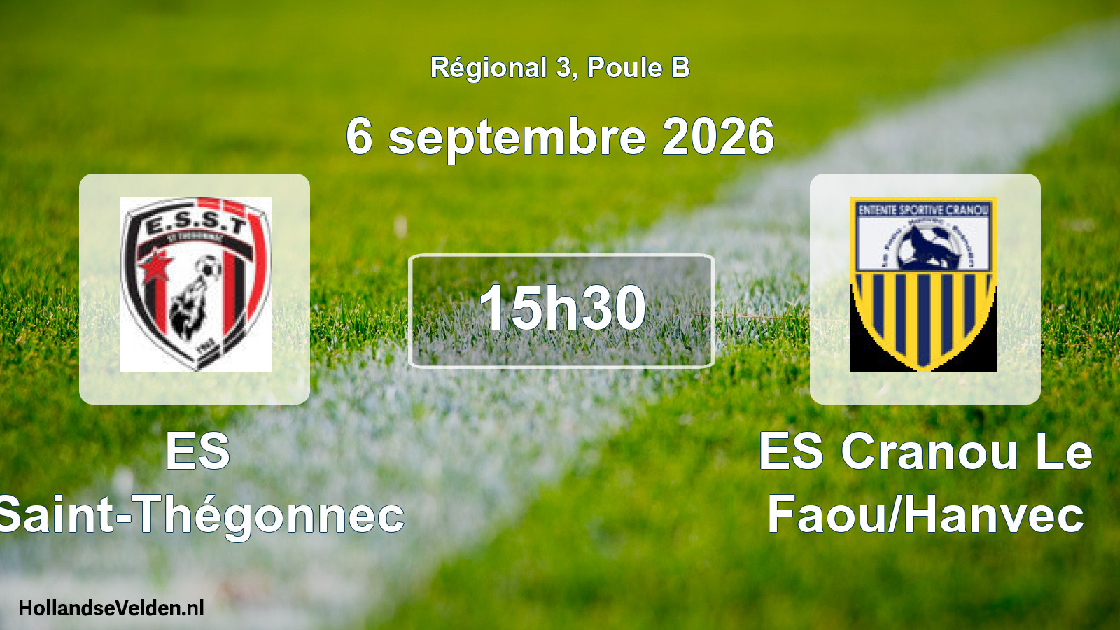 Scheduled Match: ES Saint-Thégonnec - ES Cranou Le Faou/Hanvec (6 September 2026)
