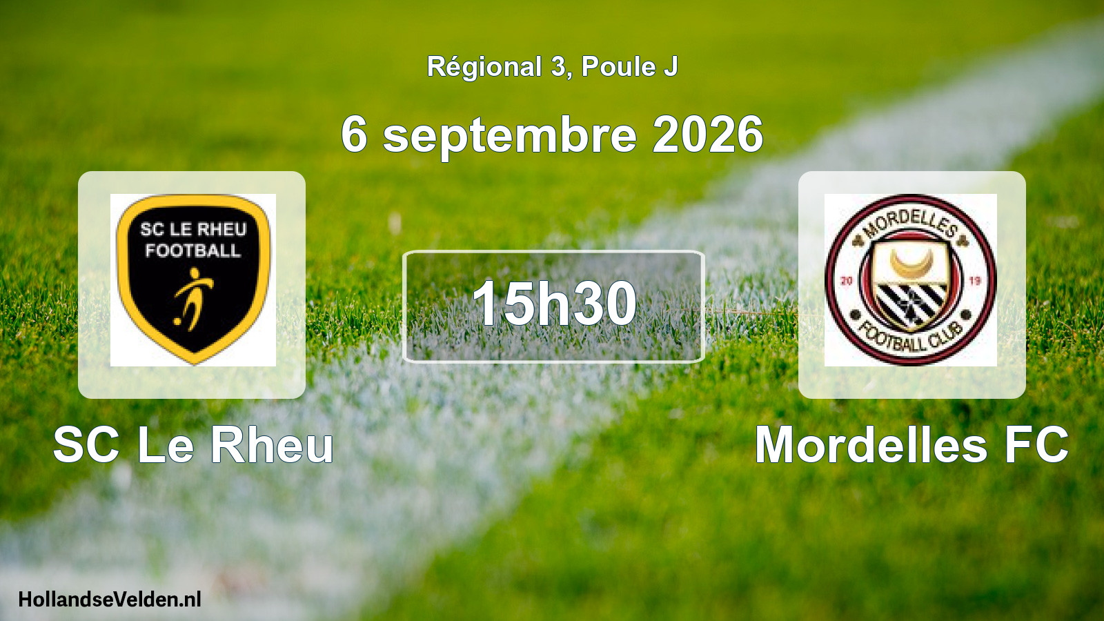 Scheduled Match: SC Le Rheu - Mordelles FC (6 September 2026)