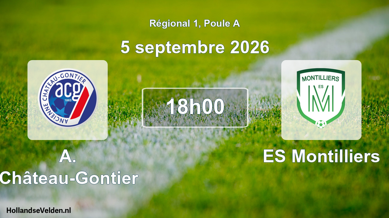 Scheduled Match: A. Château-Gontier - ES Montilliers (5 September 2026)
