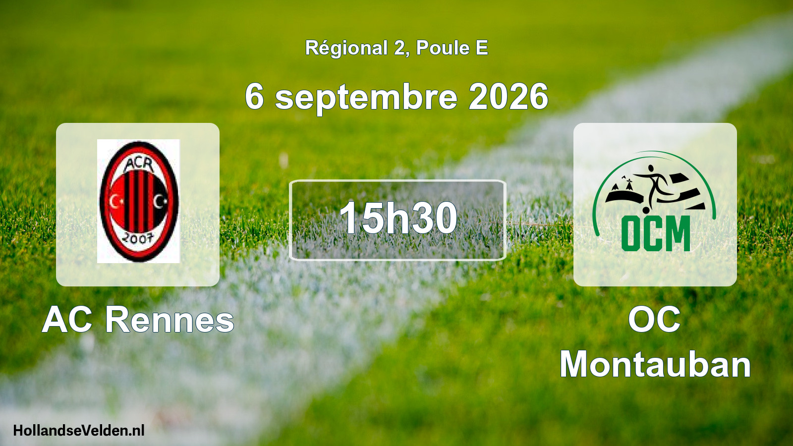 Scheduled Match: AC Rennes - OC Montauban (6 September 2026)