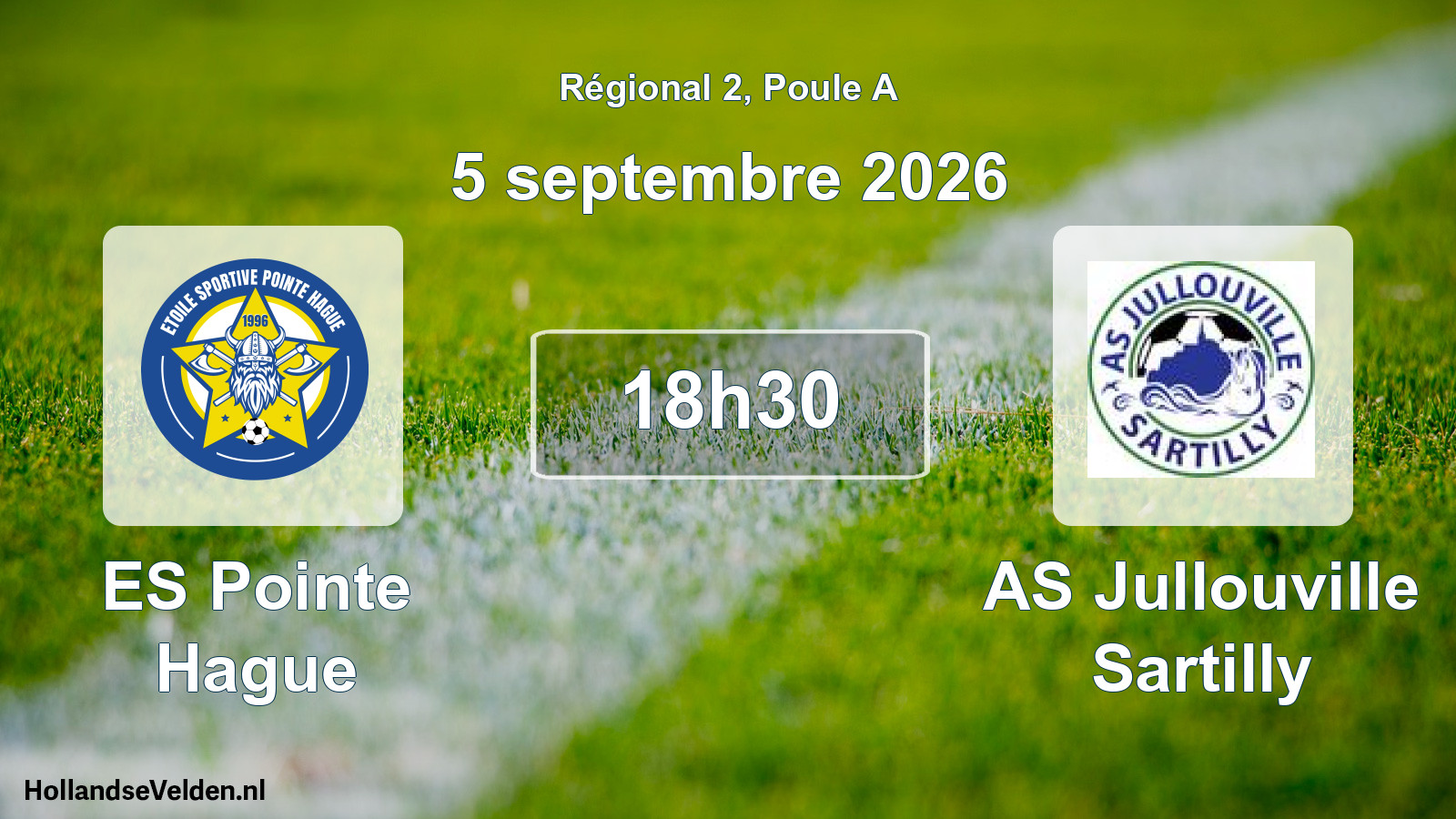 Scheduled Match: ES Pointe Hague - AS Jullouville Sartilly (5 September 2026)