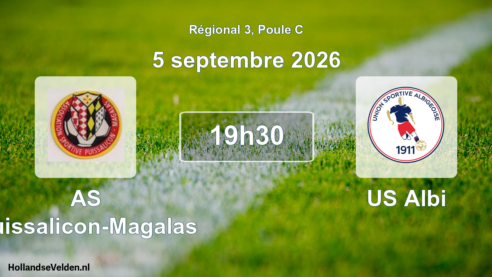 Match programmé: AS Puissalicon-Magalas - US Albi (5 septembre 2026)