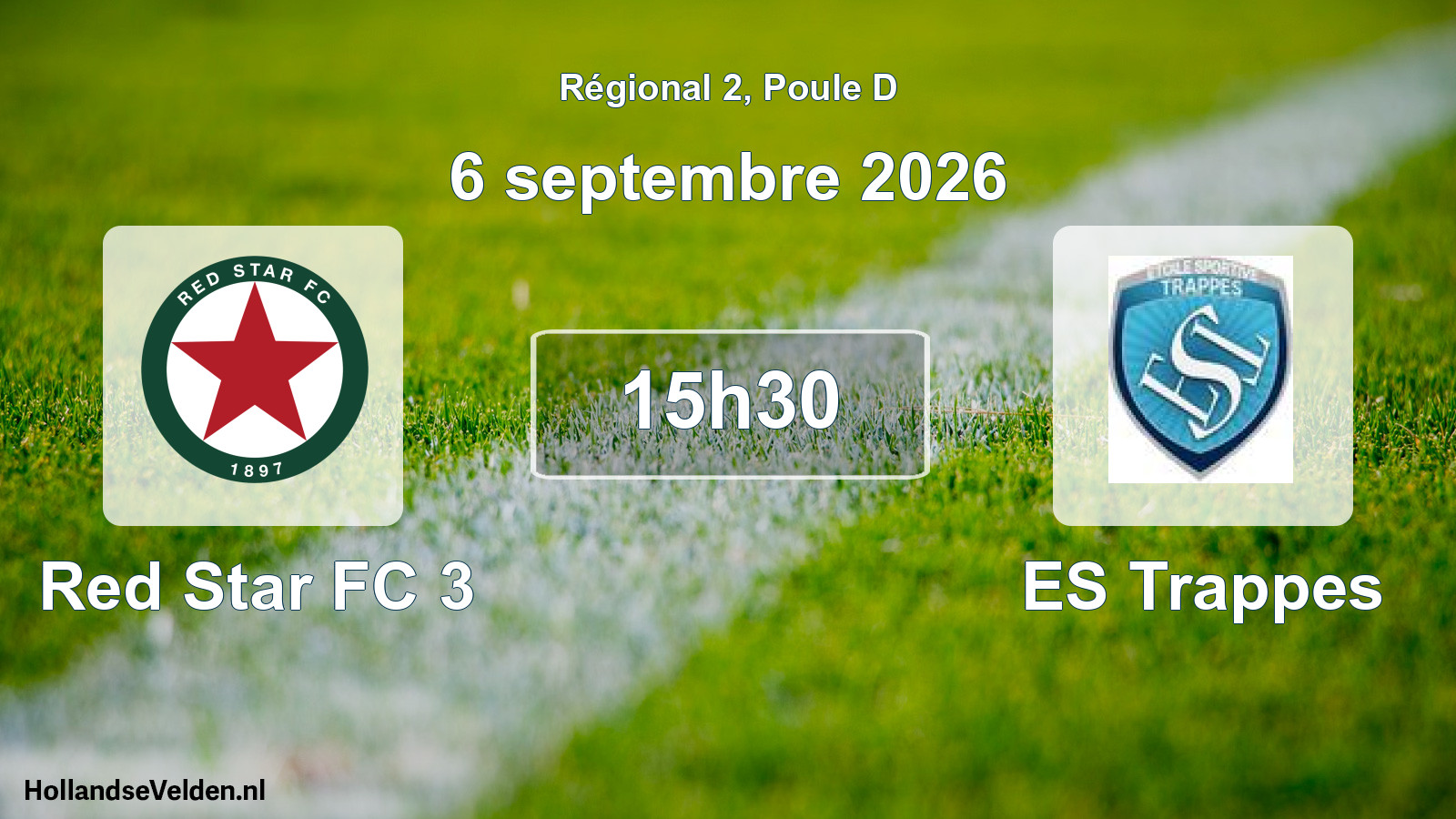Scheduled Match: Red Star FC 3 - ES Trappes (6 September 2026)