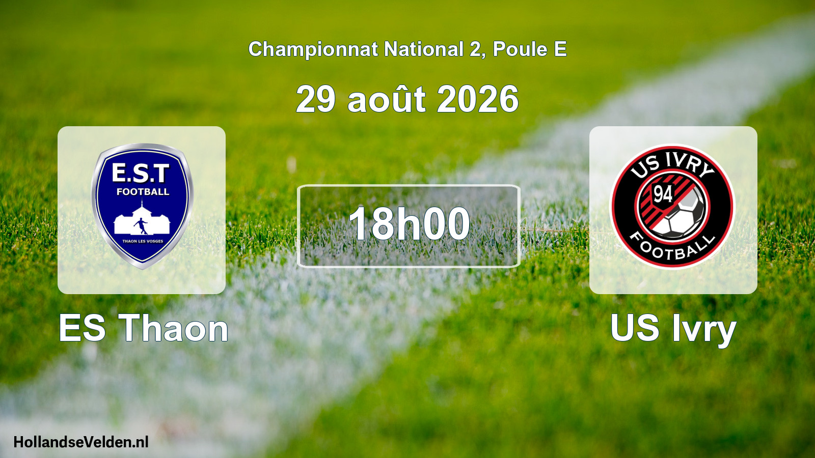Scheduled Match: ES Thaon - US Ivry (29 August 2026)