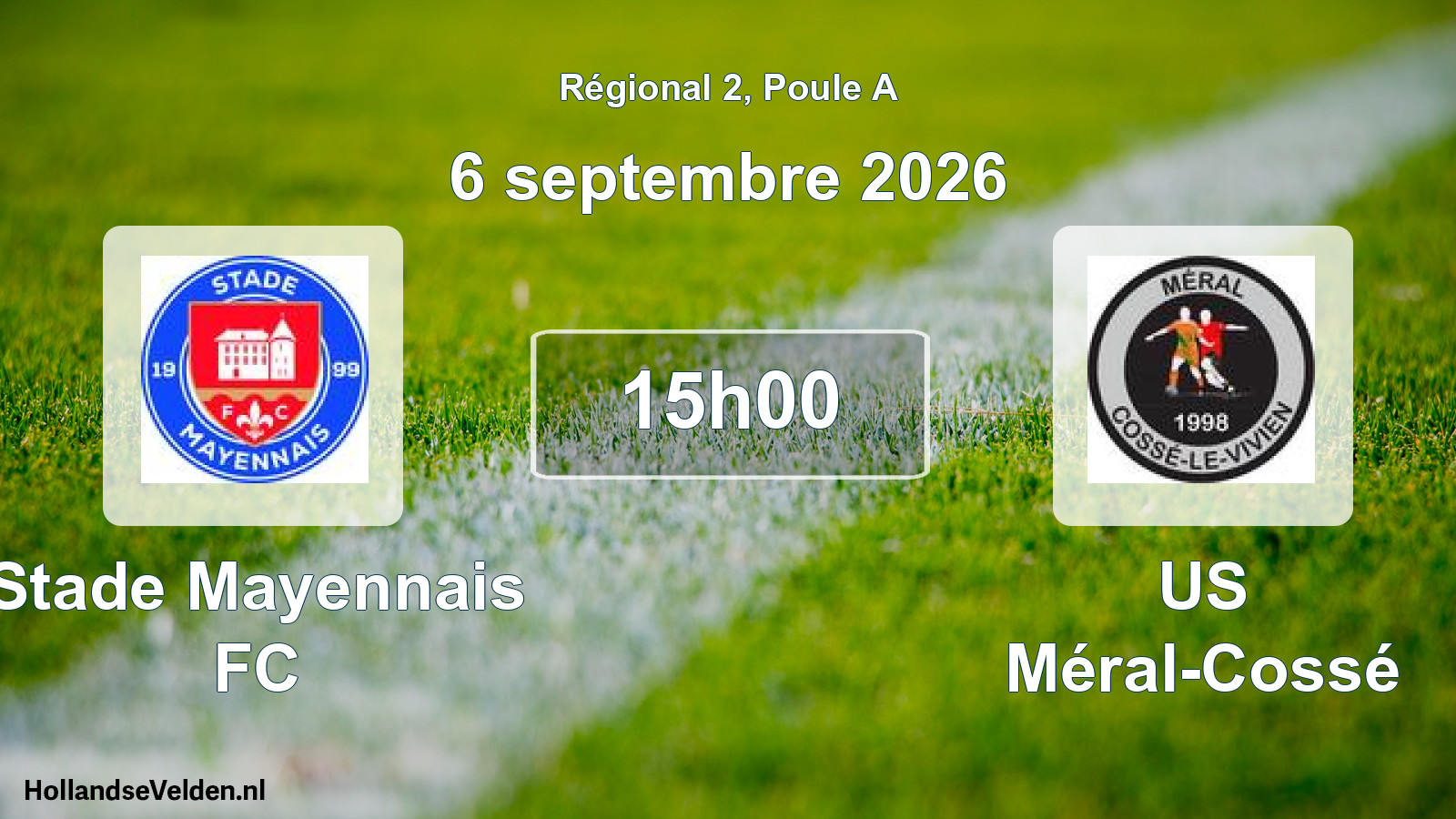 Scheduled Match: Stade Mayennais FC - US Méral-Cossé (6 September 2026)