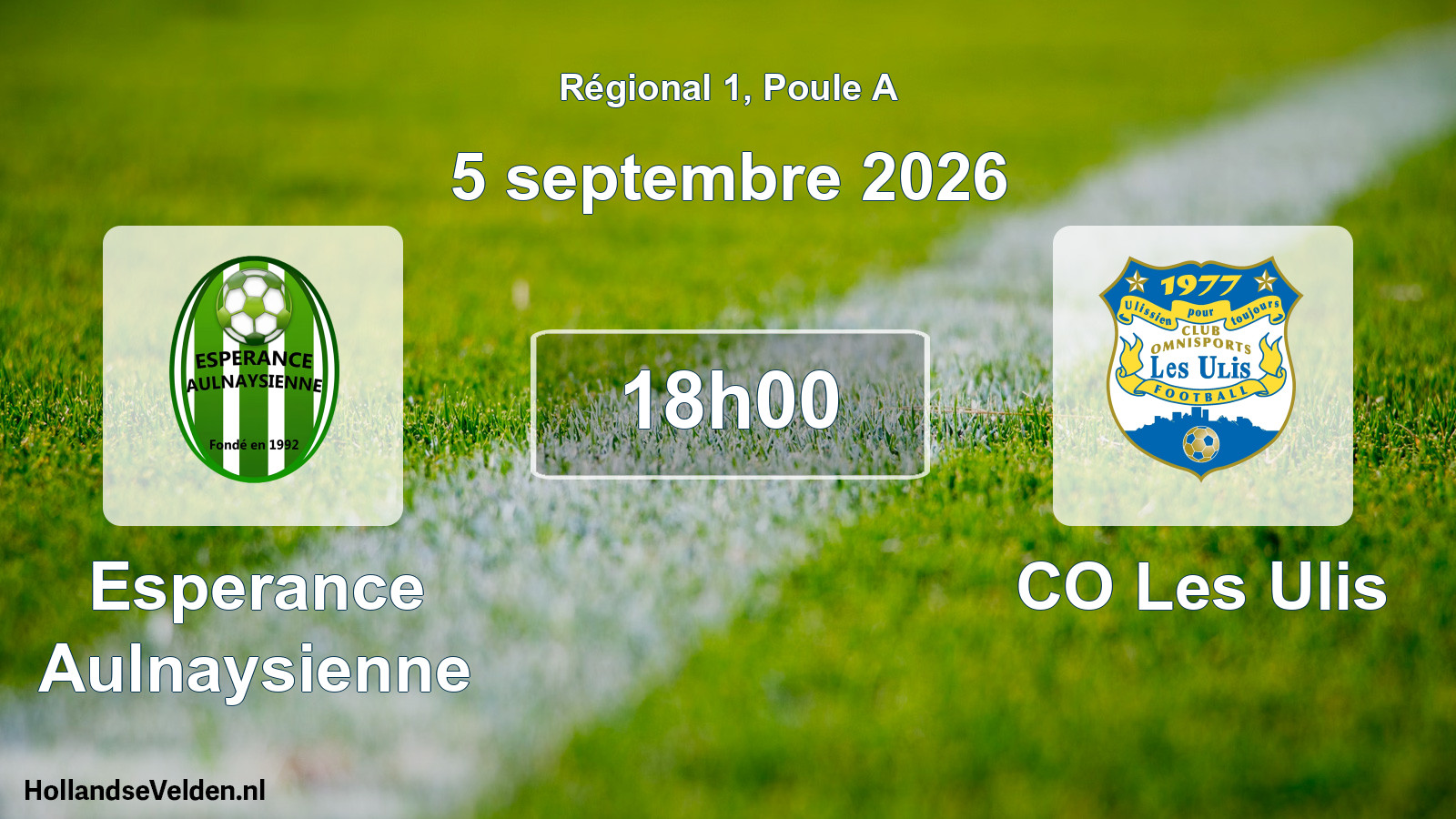 Scheduled Match: Esperance Aulnaysienne - CO Les Ulis (5 September 2026)
