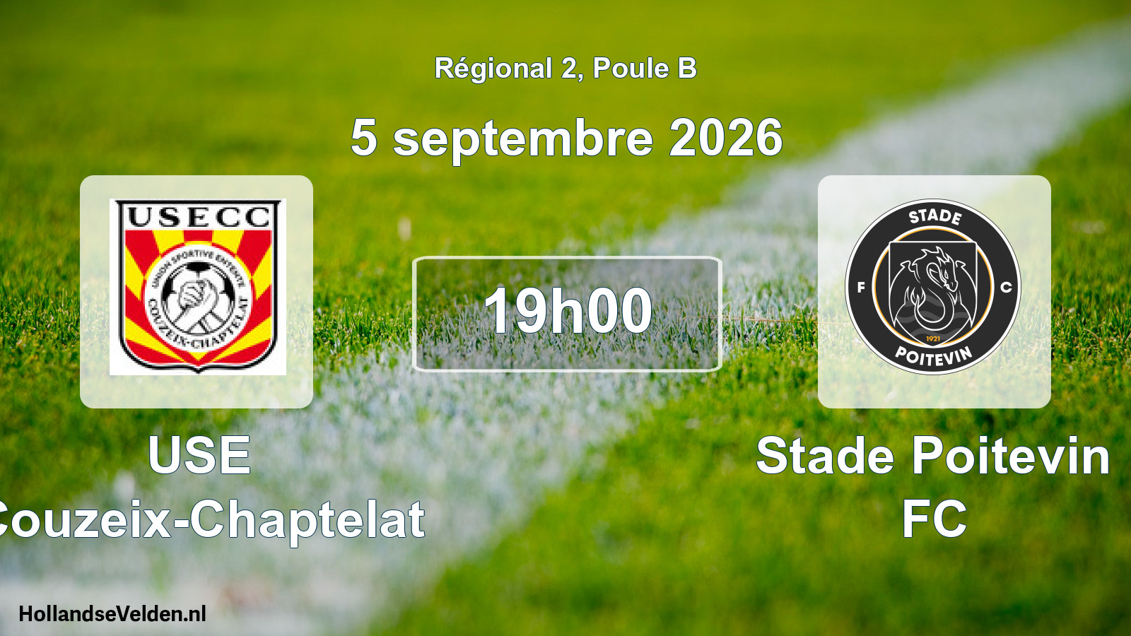 Scheduled Match: USE Couzeix-Chaptelat - Stade Poitevin FC (5 September 2026)