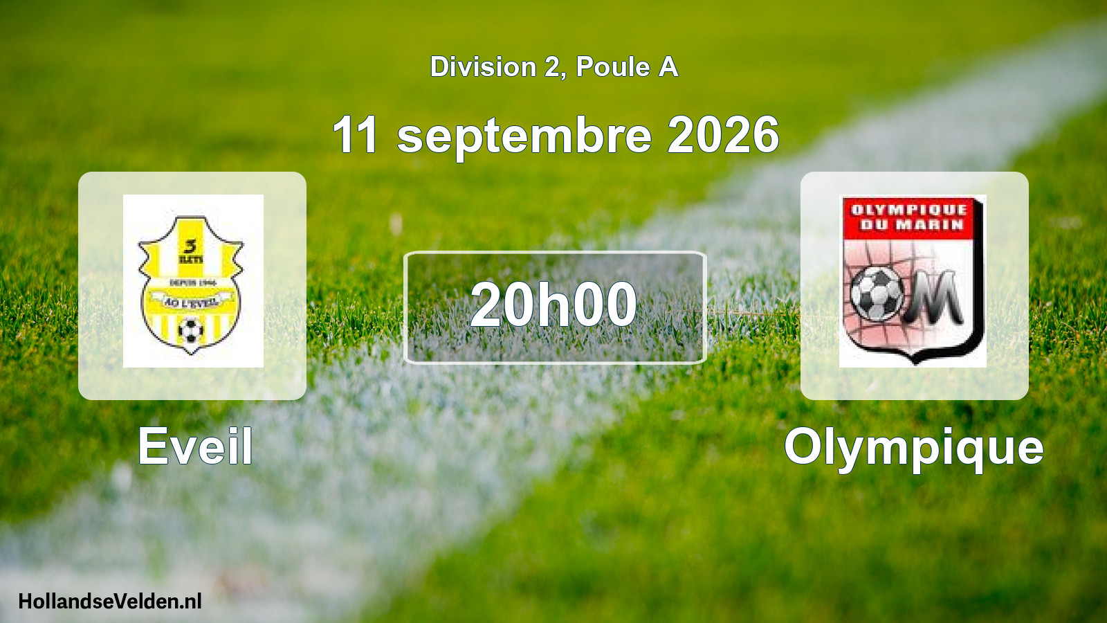 Scheduled Match: Eveil - Olympique (11 September 2026)