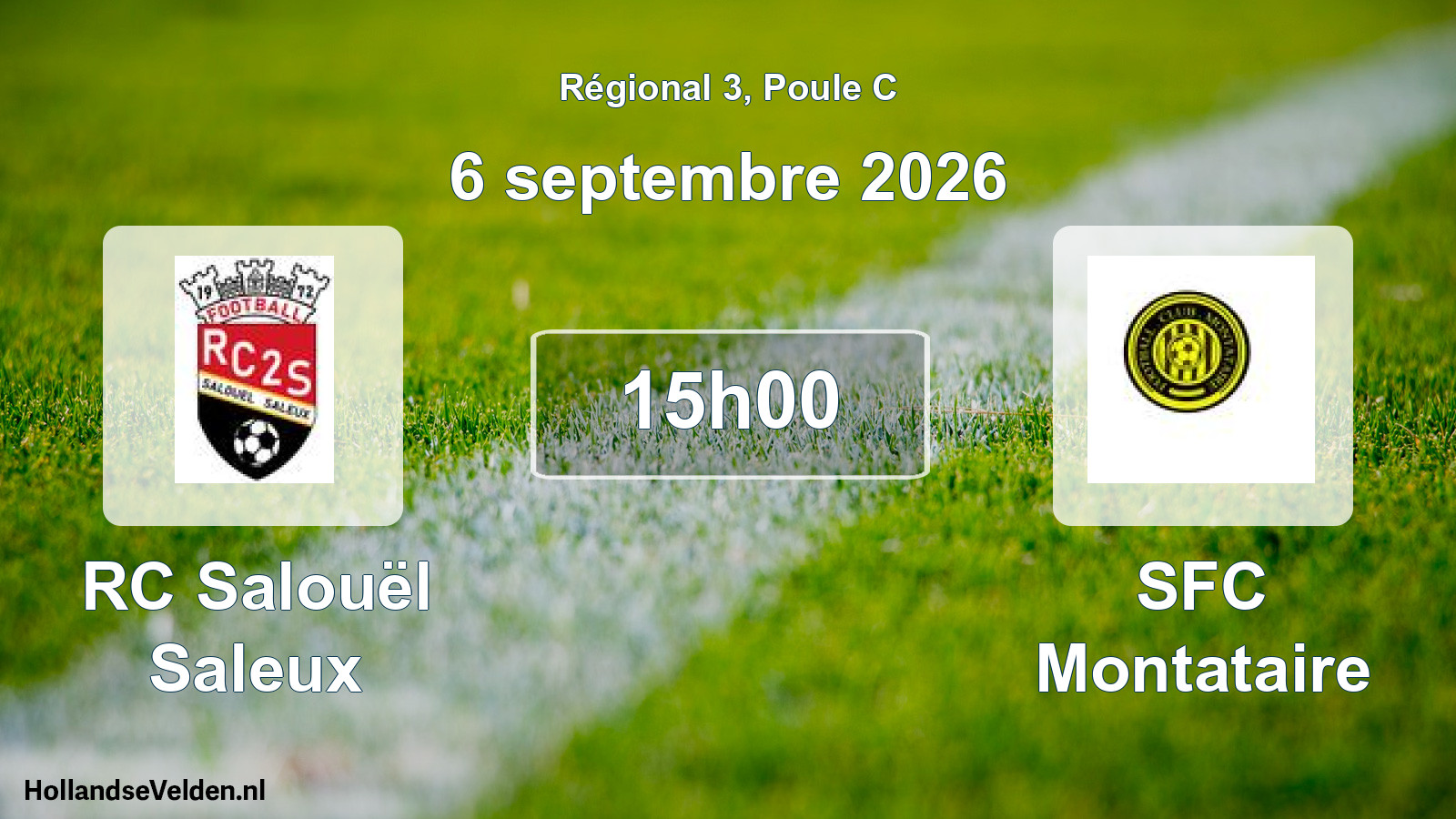 Scheduled Match: RC Salouël Saleux - SFC Montataire (6 September 2026)