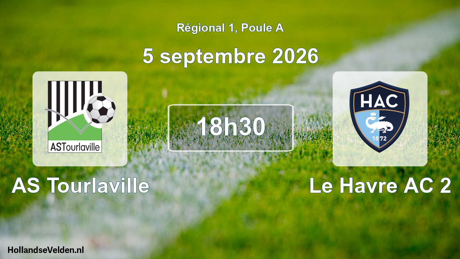 Scheduled Match: AS Tourlaville - Le Havre AC 2 (5 September 2026)