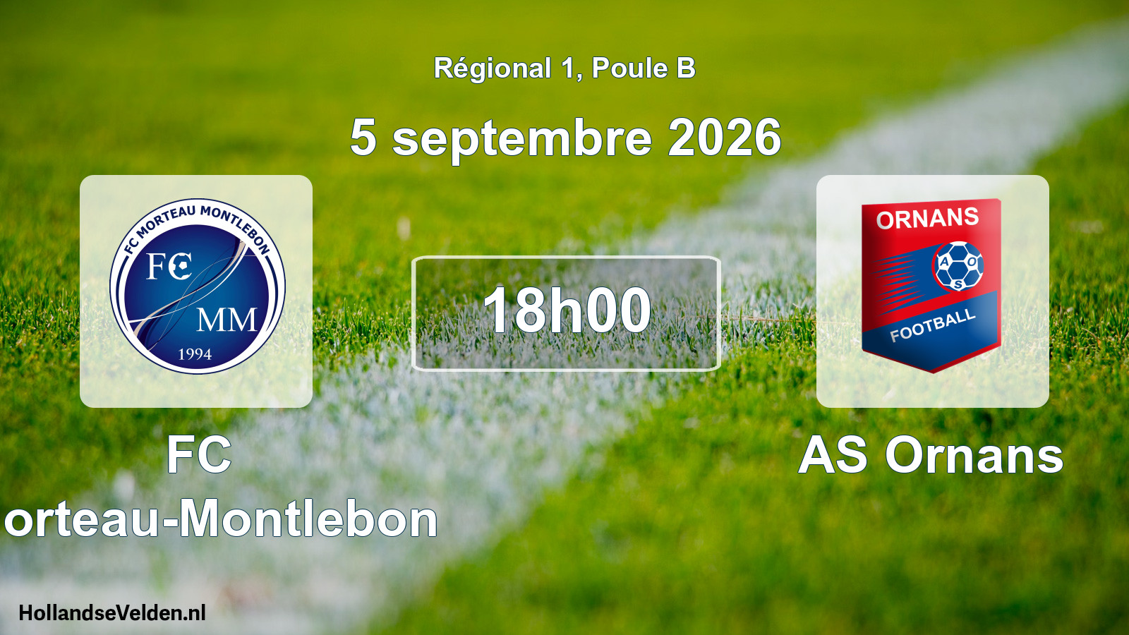 Scheduled Match: FC Morteau-Montlebon - AS Ornans (5 September 2026)