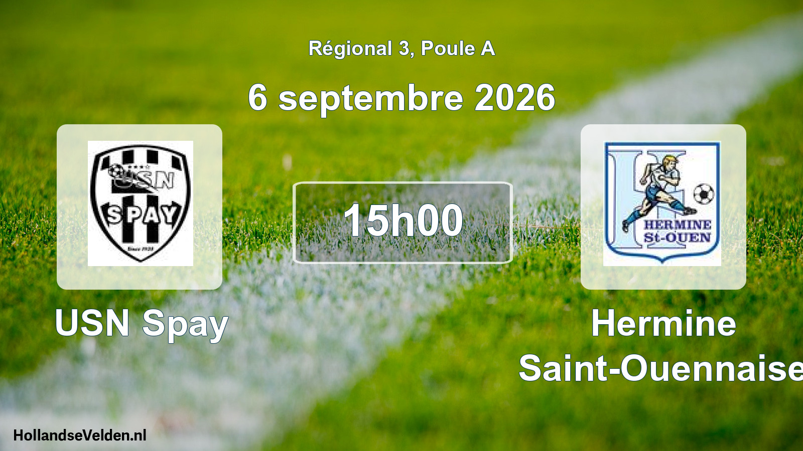 Scheduled Match: USN Spay - Hermine Saint-Ouennaise (6 September 2026)