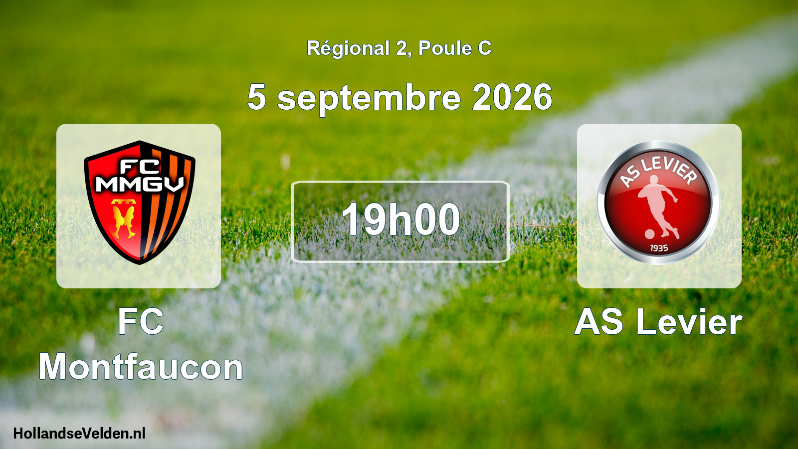 Scheduled Match: FC Montfaucon - AS Levier (5 September 2026)