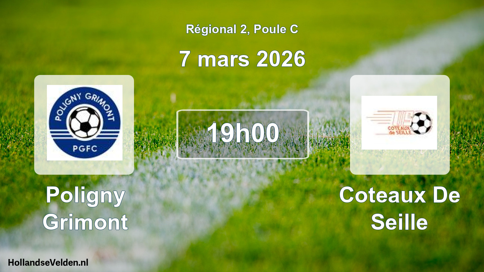 Geplande wedstrijd: Poligny Grimont - Coteaux De Seille (7 mars 2026)