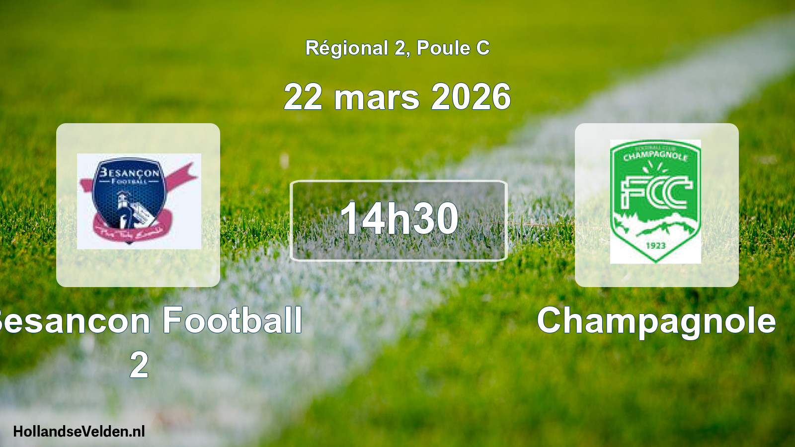 Geplande wedstrijd: Besancon Football 2 - Champagnole (22 maart 2026)