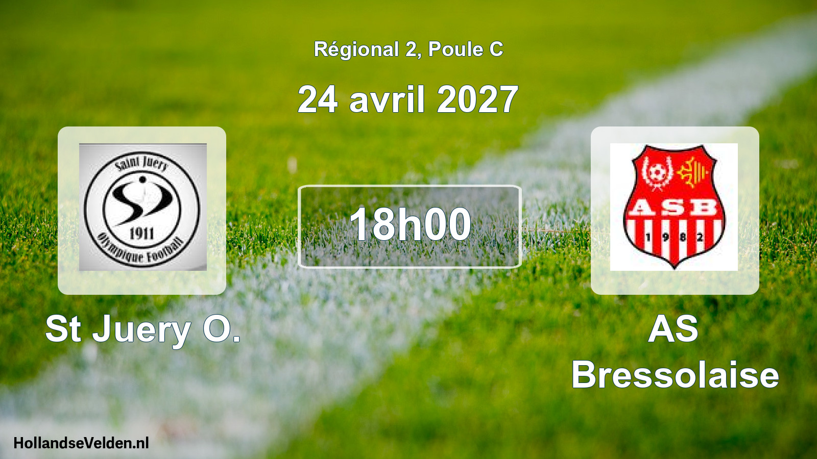 Match programmé: St Juery O. - AS Bressolaise (24 avril 2027)