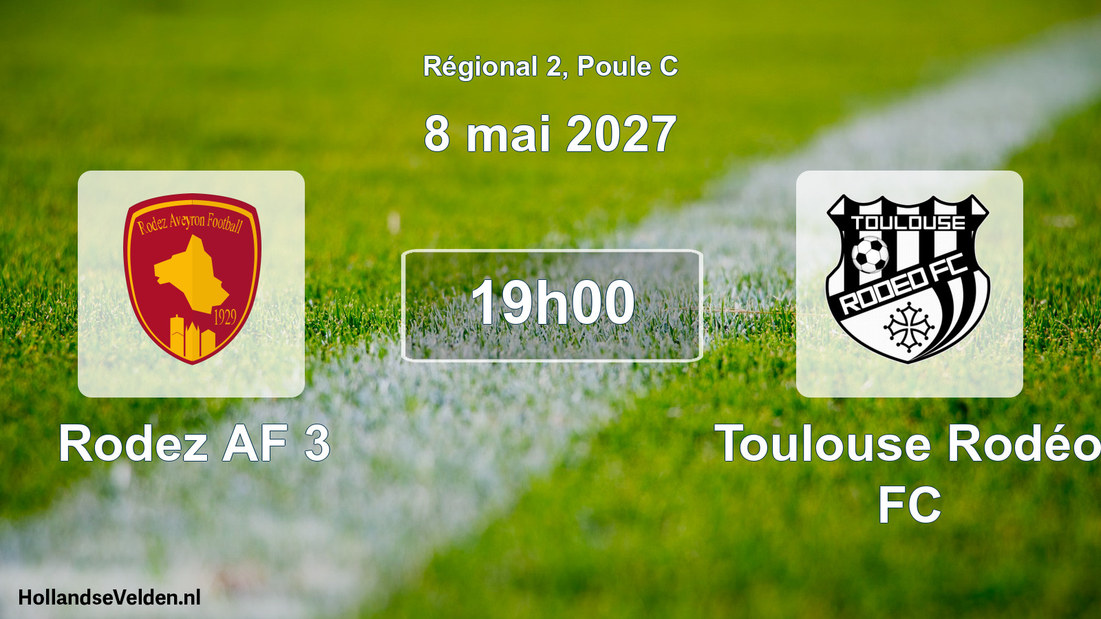 Scheduled Match: Rodez AF 3 - Toulouse Rodéo FC (8 May 2027)