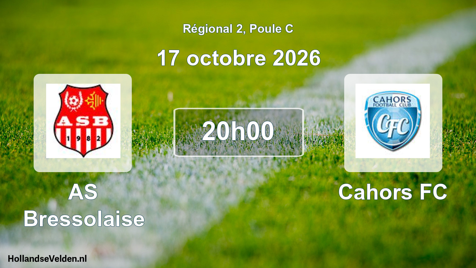 Scheduled Match: AS Bressolaise - Cahors FC (17 October 2026)