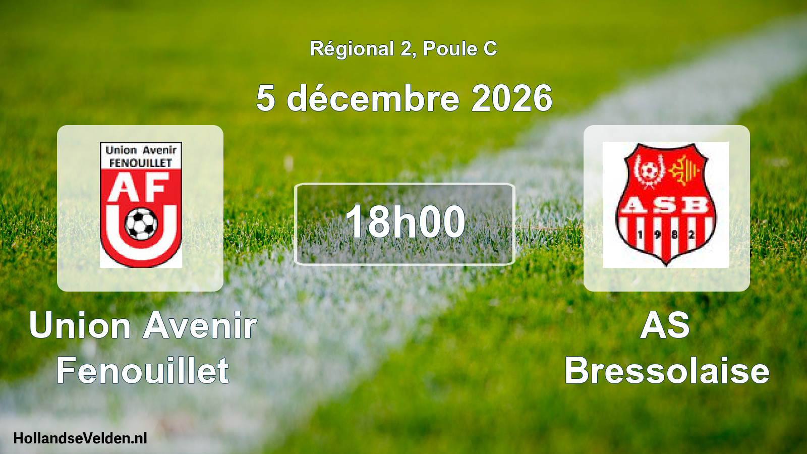 Scheduled Match: Union Avenir Fenouillet - AS Bressolaise (5 December 2026)