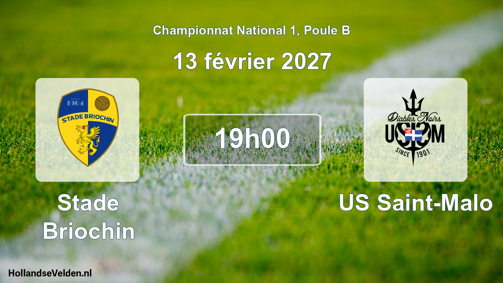Scheduled Match: Stade Briochin - US Saint-Malo (13 February 2027)