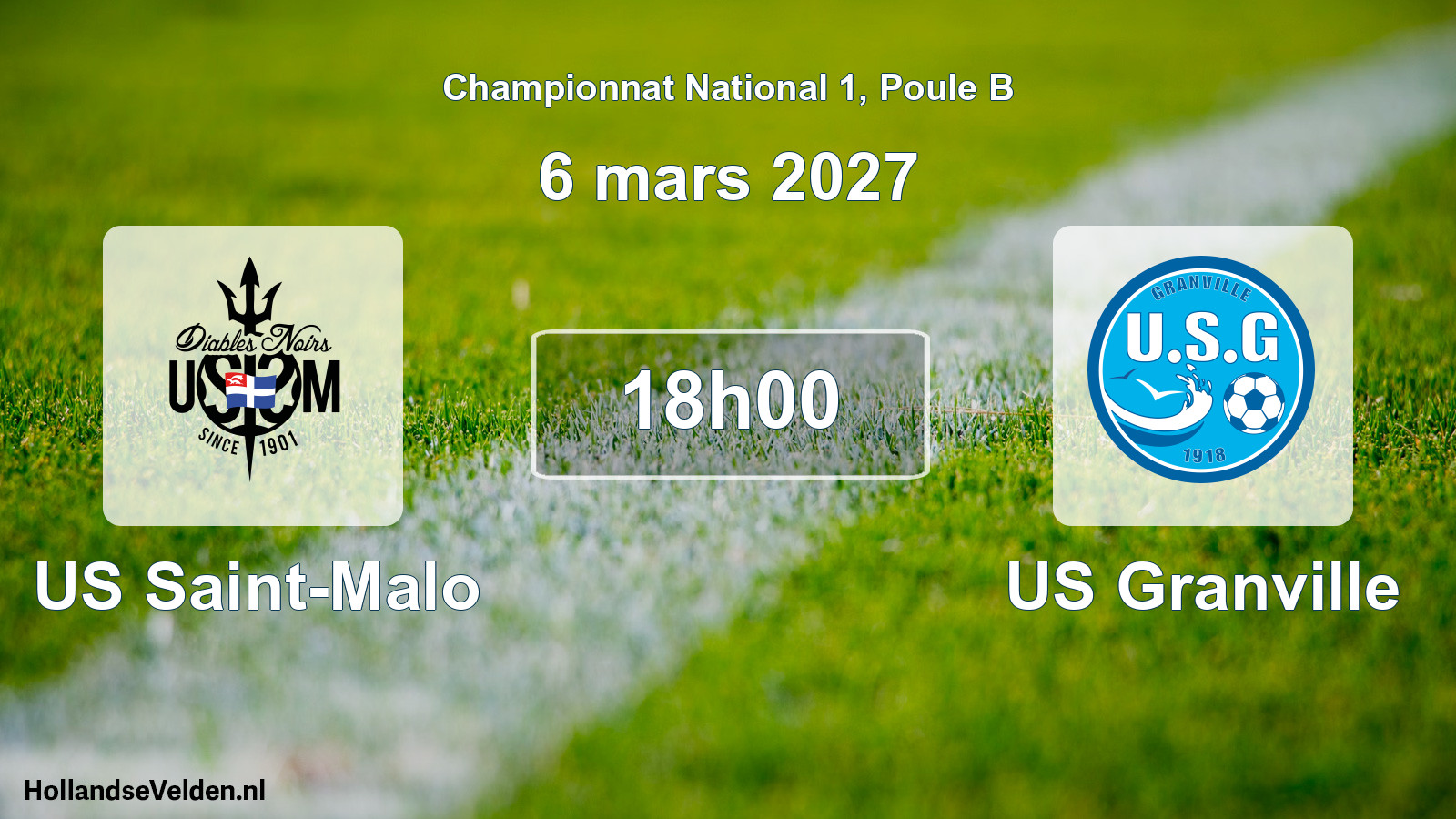 Scheduled Match: US Saint-Malo - US Granville (6 March 2027)