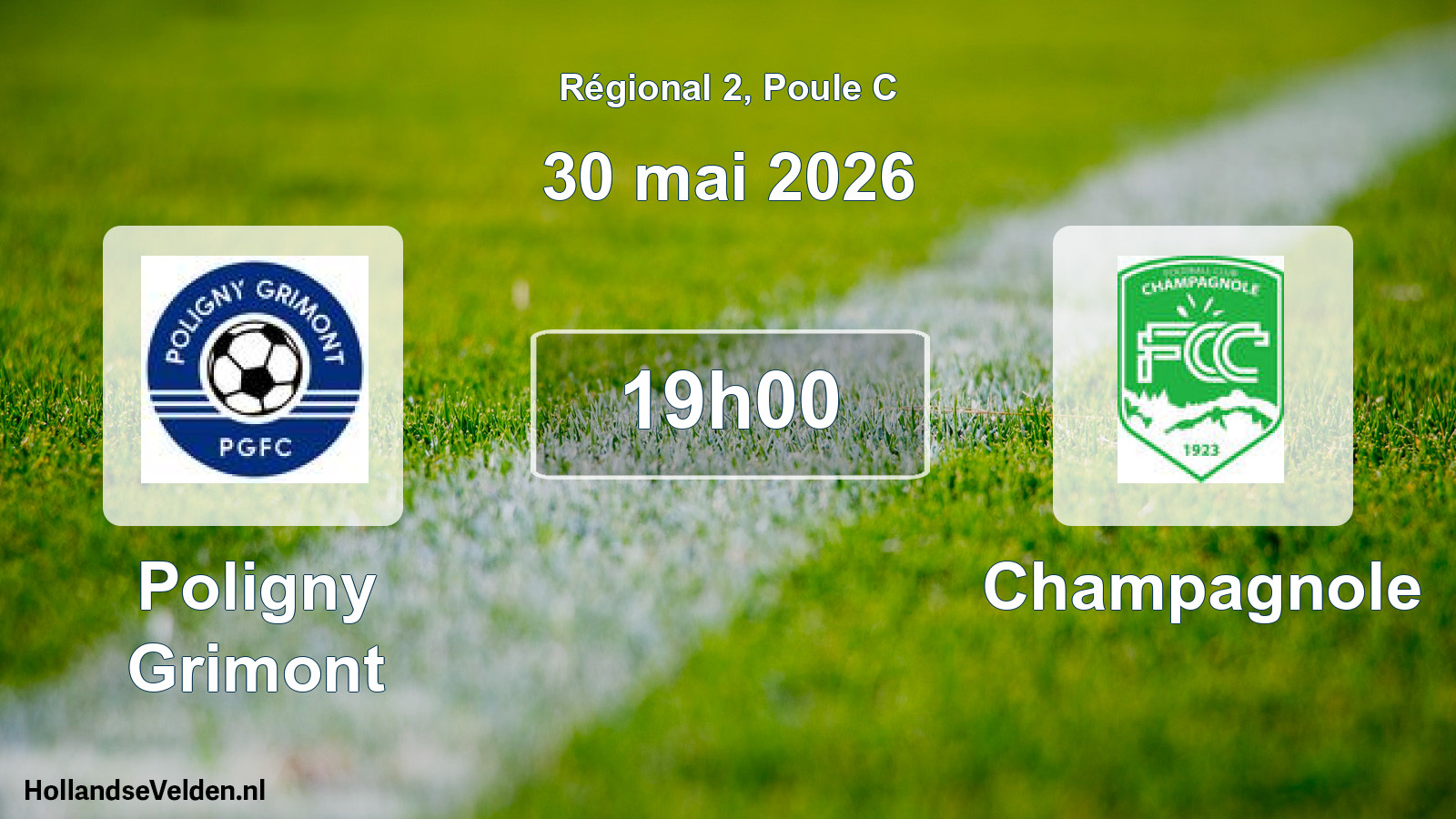 Geplande wedstrijd: Poligny Grimont - Champagnole (30 mei 2026)