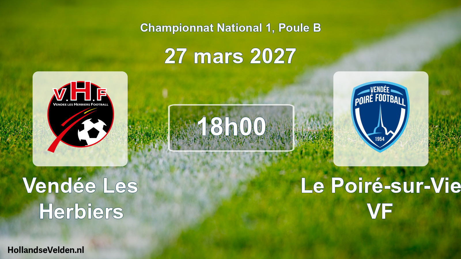 Match programmé: Vendée Les Herbiers - Le Poiré-sur-Vie VF (27 mars 2027)