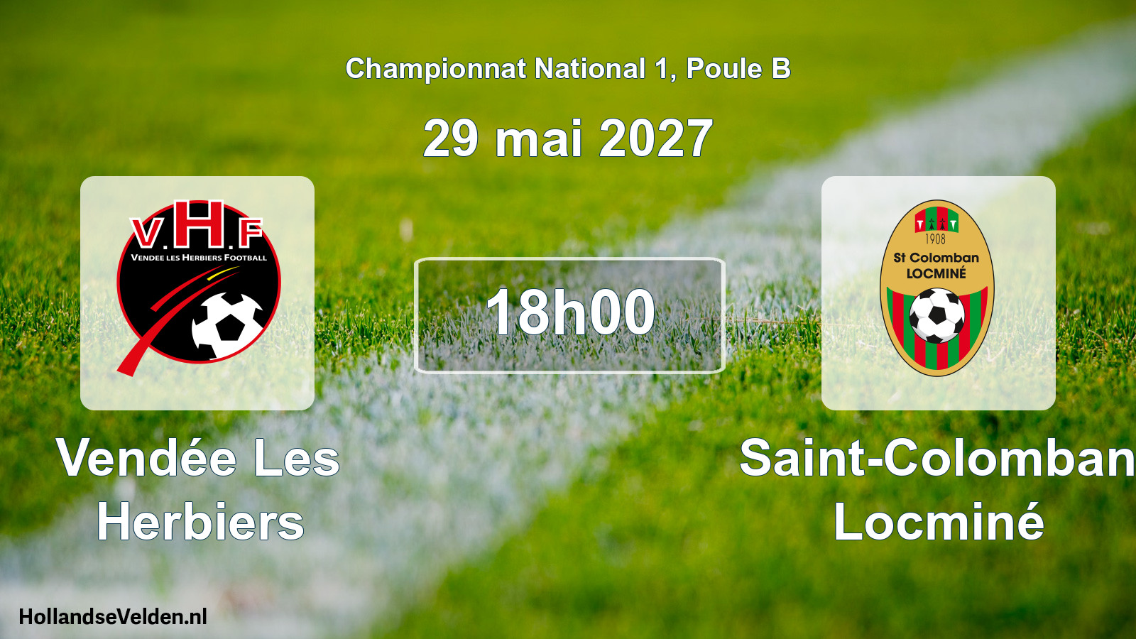 Match programmé: Vendée Les Herbiers - Saint-Colomban Locminé (29 mai 2027)