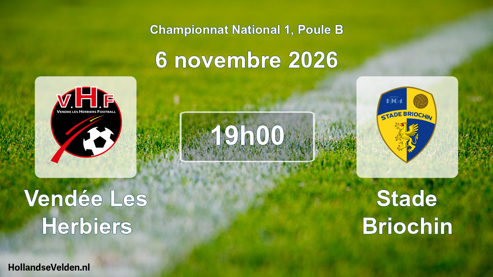 Scheduled Match: Vendée Les Herbiers - Stade Briochin (6 November 2026)