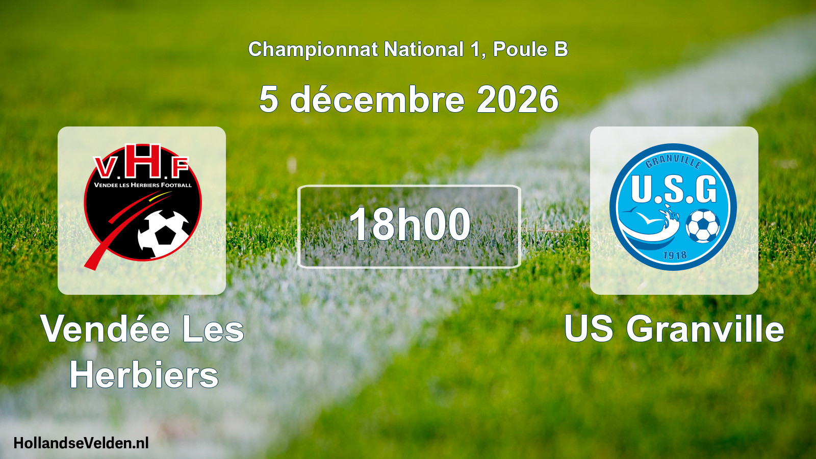 Scheduled Match: Vendée Les Herbiers - US Granville (5 December 2026)