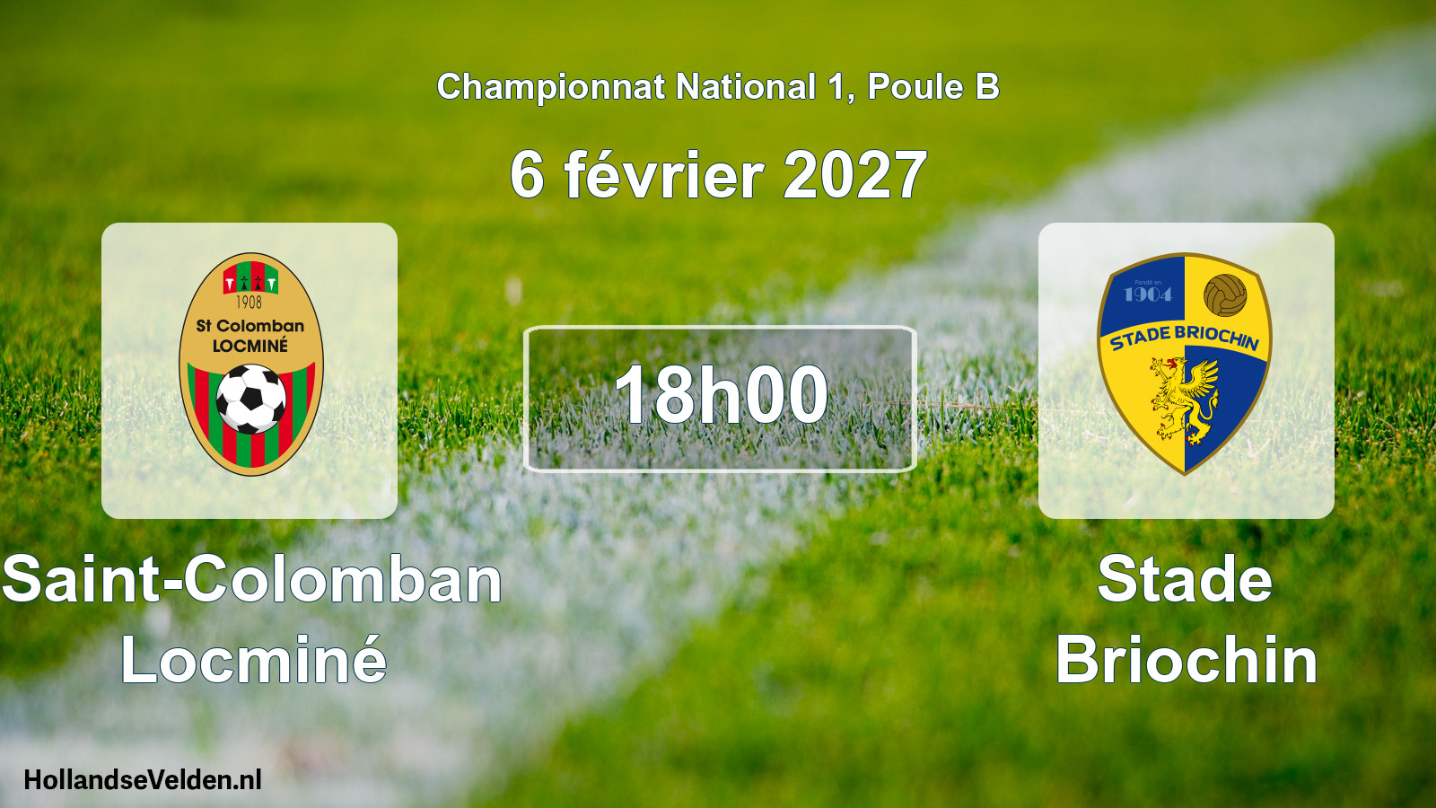 Scheduled Match: Saint-Colomban Locminé - Stade Briochin (6 February 2027)