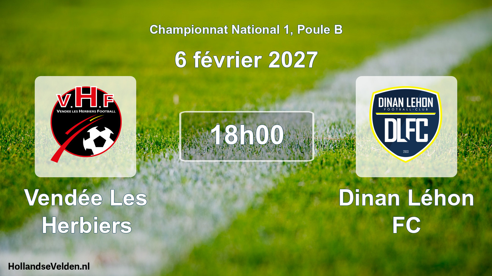 Scheduled Match: Vendée Les Herbiers - Dinan Léhon FC (6 February 2027)