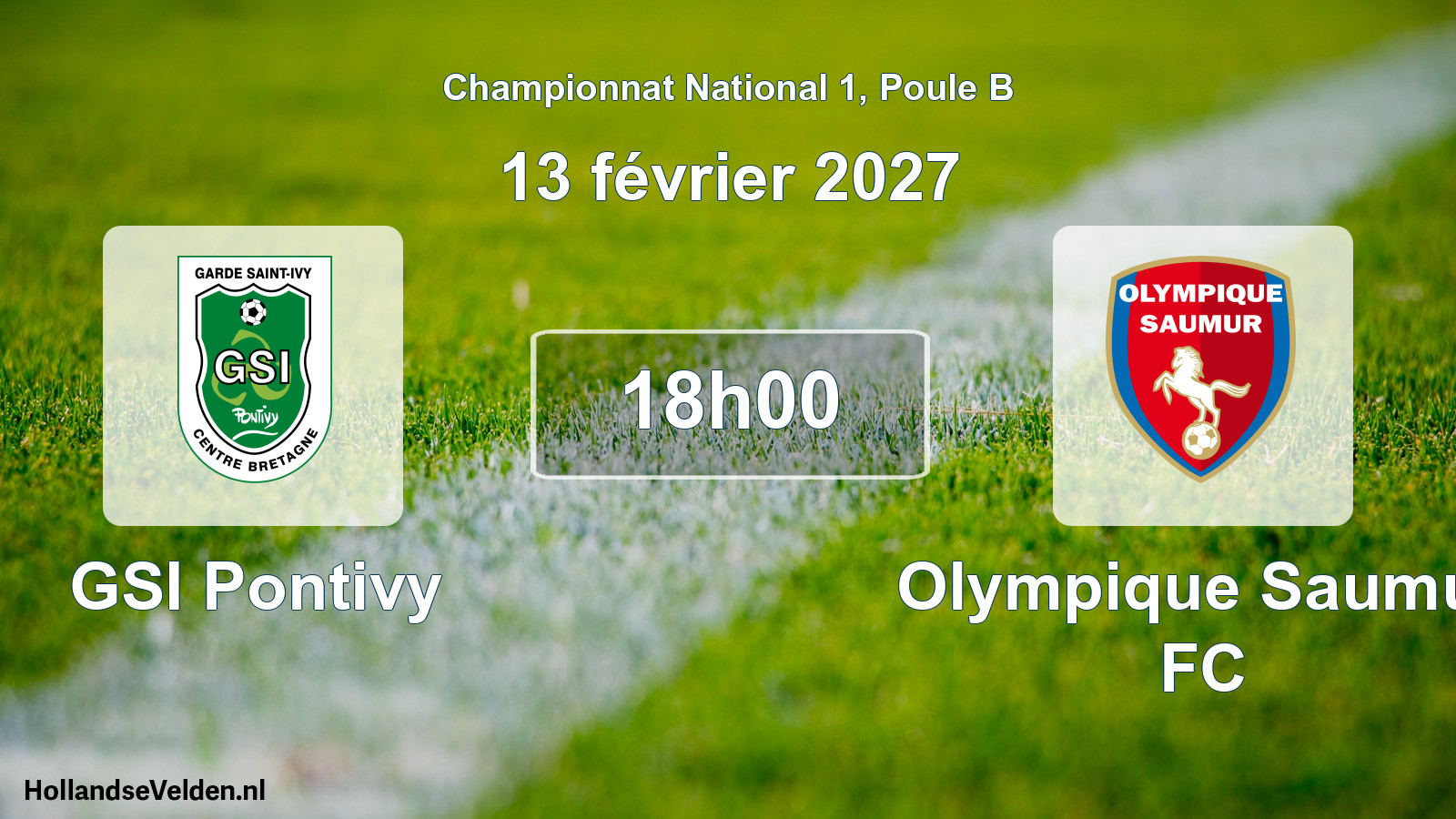 Scheduled Match: GSI Pontivy - Olympique Saumur FC (13 February 2027)