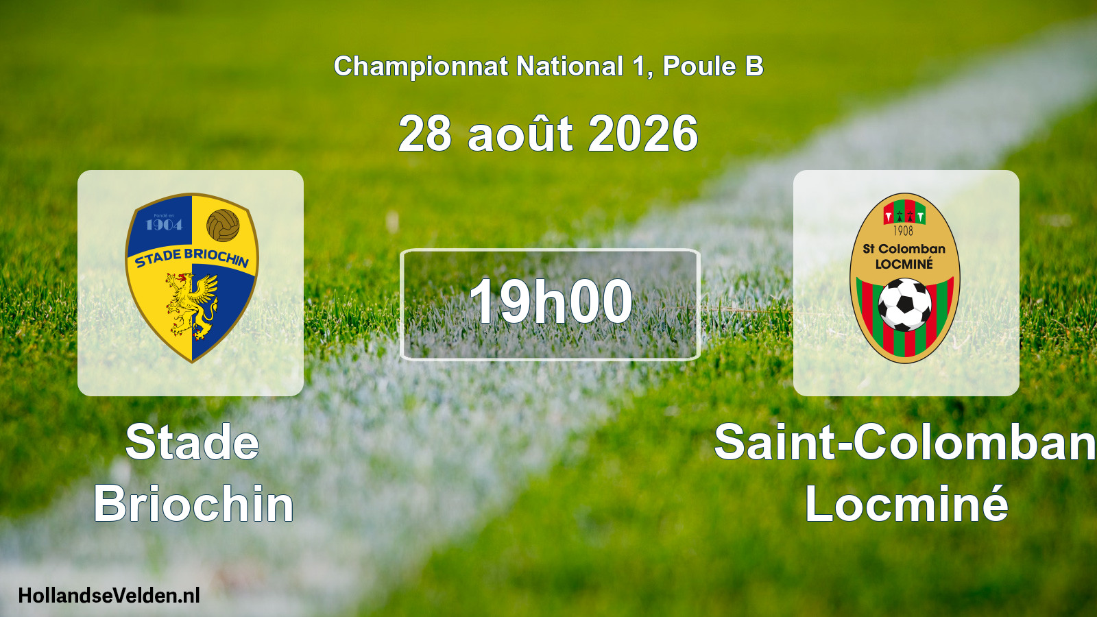 Scheduled Match: Stade Briochin - Saint-Colomban Locminé (28 August 2026)