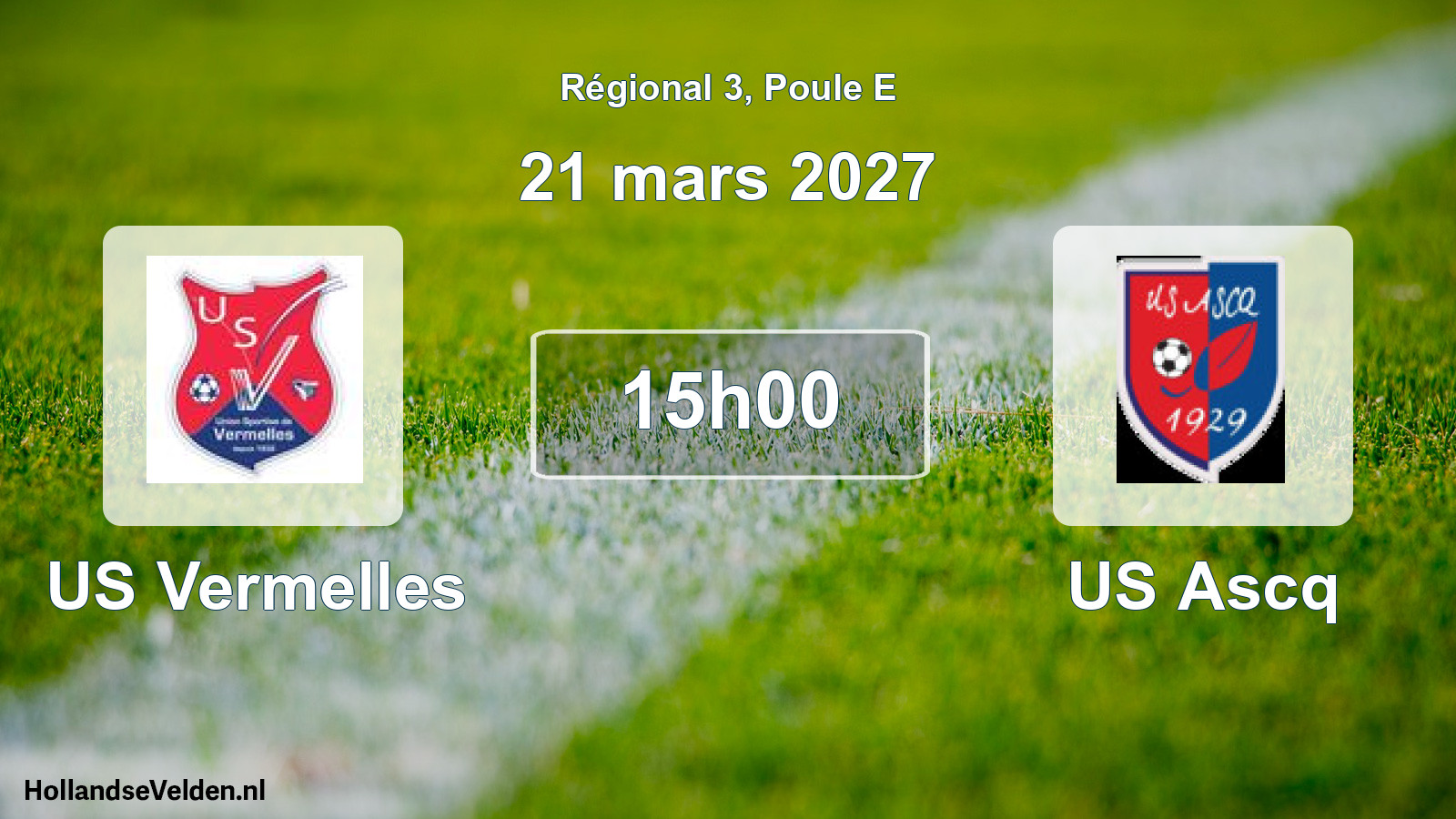 Scheduled Match: US Vermelles - US Ascq (21 March 2027)