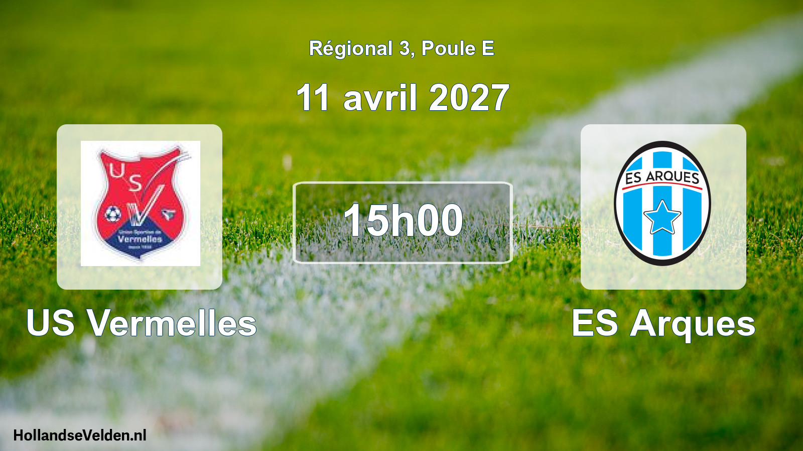 Scheduled Match: US Vermelles - ES Arques (11 April 2027)