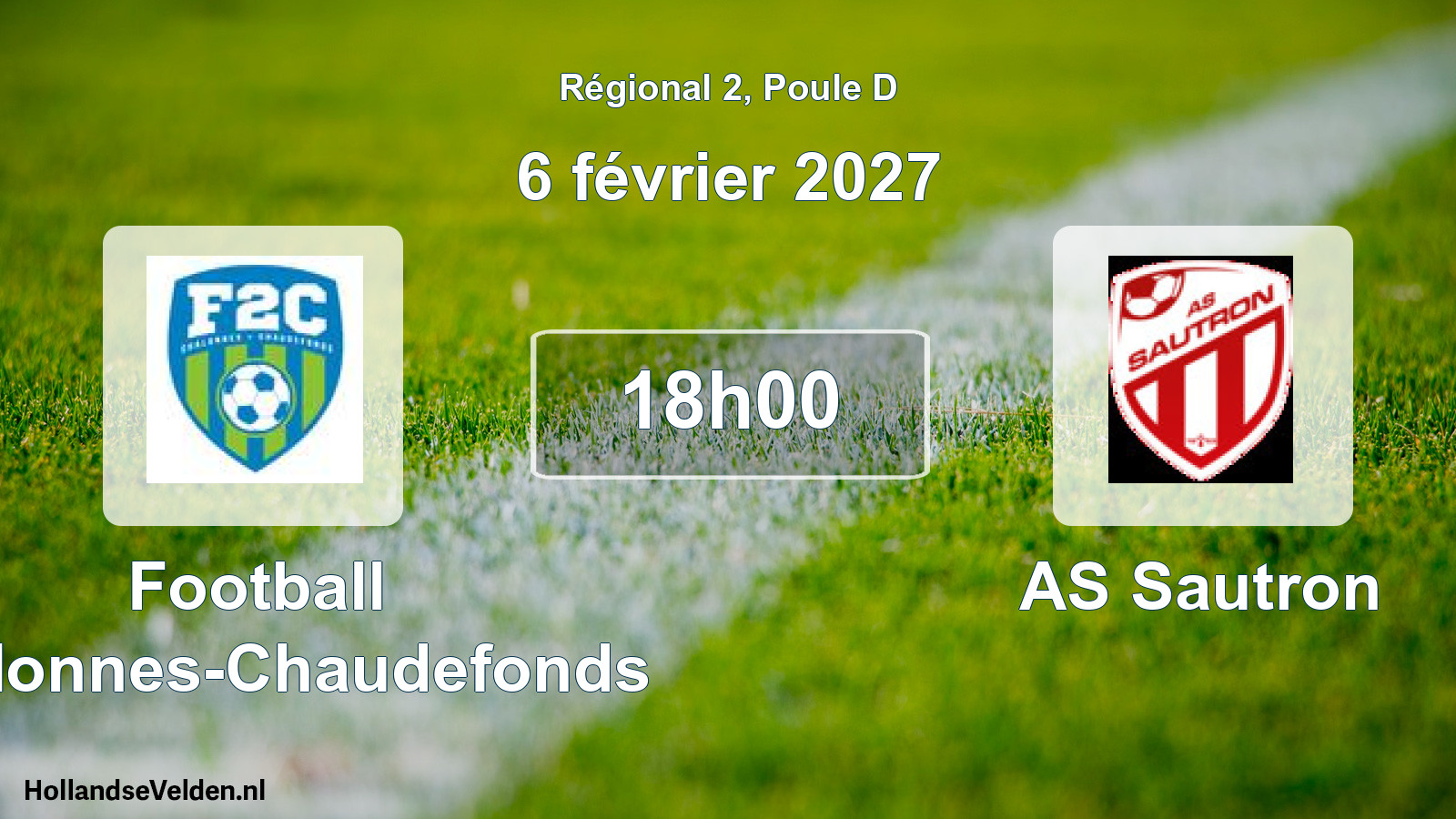 Scheduled Match: Football Chalonnes-Chaudefonds - AS Sautron (6 February 2027)